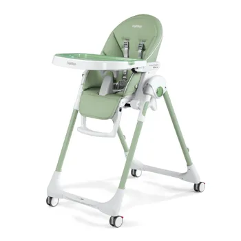 Jídelní židlička Peg Pérego Prima Pappa Follow Me Mint + hrazda zdarma