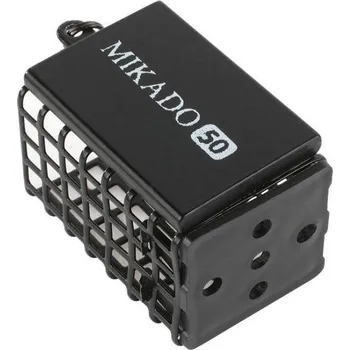 Krmítko pro ryby Krmítko Feeder hranaté s obratlíkem se dnem 25B