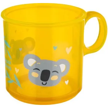 Canpol babies Hrneček protiskluzový EXOTIC ANIMALS 170ml žlutý