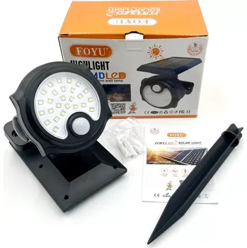 Venkovní osvětlení VÝPRODEJ - LED solární venkovní světlo, nástěnné i zapichovací (LED solární venkovní světlo)