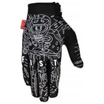 Cyklistické rukavice Cyklistické rukavice FIST Sam Hill The G.O.A.T XL, černo-bílé