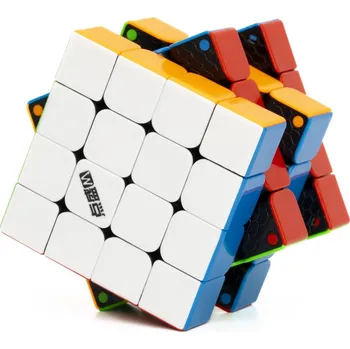 Hlavolam Kostka 4x4x4 DianSheng S4M Barevný plast (černé vnitřní dílky)