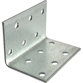 Tesařské kování ARRAS KM2 Úhelník montážní tesařský 40x40x60x2mm