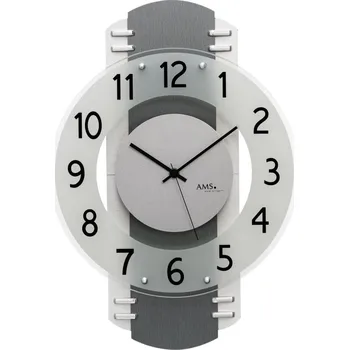 Hodiny Nástěnné rádiem řízené hodiny AMS 5618