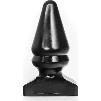 Anální kolík All Black AB84, černý anální kolík 28,5 x 12,6 cm