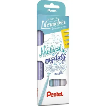Dětské zboží Zestaw pisaków do kaligrafii 4 kolory PENTEL