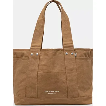 Kabelka Bavlněná kabelka The North Face Circular Cotton Tote hnědá barva, NF0A88TN1731 82X, vel. ONE SIZE