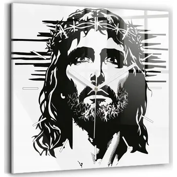 Hodiny Nástěnné hodiny SacroArte černé 30 cm