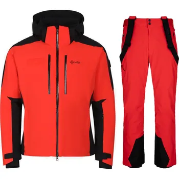 Pánský lyžařský komplet Dexen RED M + Ravel RED L