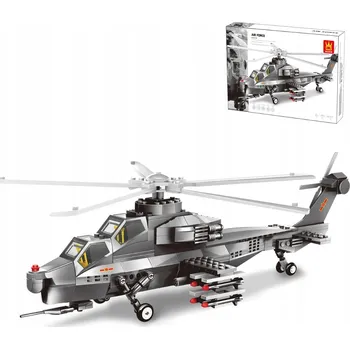 ostatní stavebnice Stavební Stavebnice Wange 4002 - vrtulník WZ10, 304 dílků