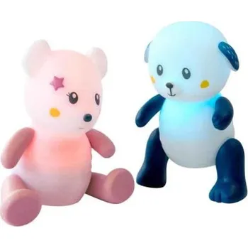 plyšák PABOBO Led světýlko Lumilove Rainbow Pejsek Blue