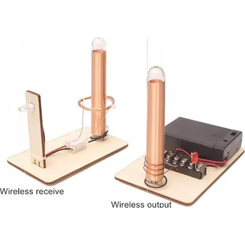 Obraz Model bezdrátového přenosu energie Teslova cívka