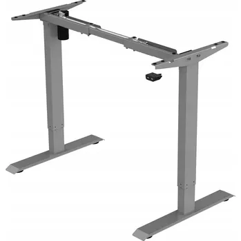 Psací stůl Psací stůl ProErgo 121 cm x 160 cm x 80 cm, odstíny šedé