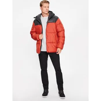 Pánská bunda Columbia Zimní bunda Puffect™ Hooded Jacket 200841 Oranžová Regular Fit L