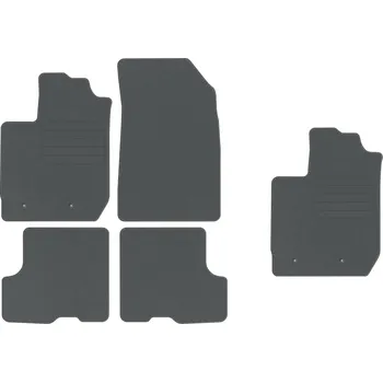 autokoberec Kobercové rohožky Edecor velurové 5 ks