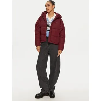 Pánská bunda Tommy Jeans Zimní bunda Vail DW0DW18841 Bordó Regular Fit XL