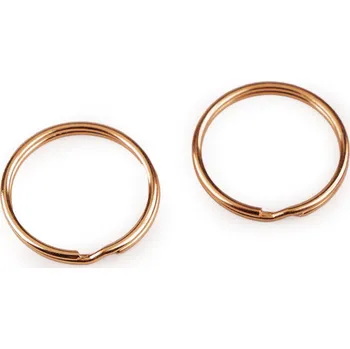 Kroužek na klíče Ø25 mm, barva 5 růžové zlato