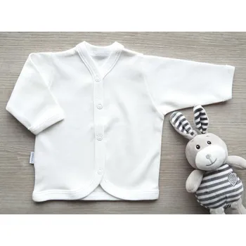 Kojenecká bunda AMÁLKA Kojenecký bavlněný kabátek, smetanový Velikost: 56