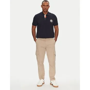 Pánská košile Napapijri Polokošile E-Clanis NP0A4ID31761 Tmavomodrá Regular Fit M