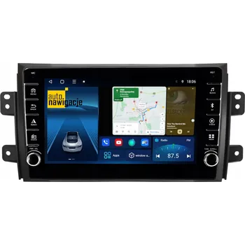GPS navigace RÁDIO NAVIGACE SUZUKI SX-4 FIAT SEDICI 2006-2013 ANDROID