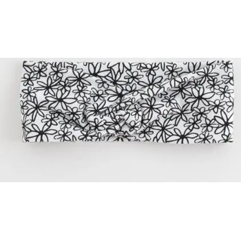 Zimní čelenka Kojenecká bavlněná čelenka New Baby Be Happy