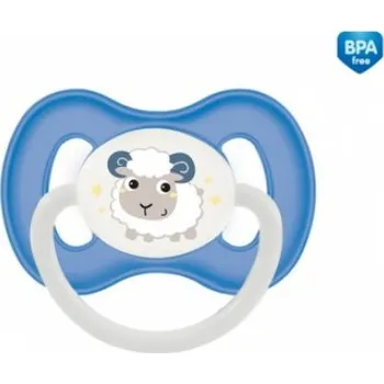 dudlíky Canpol babies Dudlík 0-6m silikonový symetrický BUNNY&COMPANY modrý