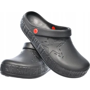 Pánské pantofle Sportovní pánské pantofle Big Star II175007 šedé 41