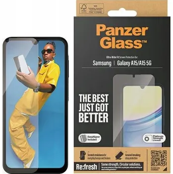 Tvrzené sklo PanzerGlass pro Samsung Galaxy A15 1 ks