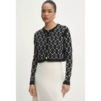 Dámský svetr Kardigan Answear.LAB dámský, černá barva, lehký 14663.ILK 99X, vel. S/M