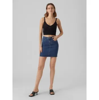Dámská sukně Vero Moda Džínová sukně Luna 10279491 Modrá Regular Fit S