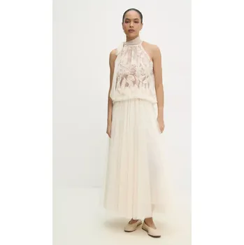 Dámská halenka Halenka Answear.LAB dámská, béžová barva, vzorovaná 93015.ios 01X, vel. S/M