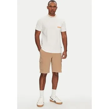 Pánské tričko Napapijri T-Shirt S-Murlo NP0A4IEJN1A1 Bílá Regular Fit M