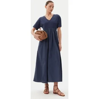 Dámské šaty Weekend Max Mara Každodenní šaty Brozno 2515621082 Tmavomodrá Relaxed Fit XL