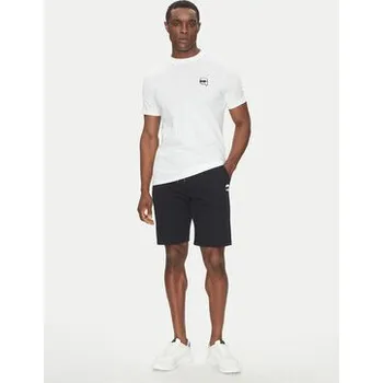 Pánské tričko KARL LAGERFELD T-Shirt 755710 500224 Bílá Regular Fit XL