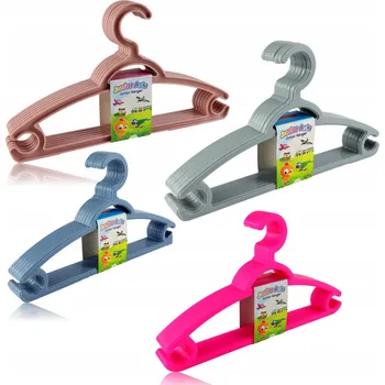 Věšák Plastový věšák pro děti Dětský věšák na oblečení 2 9 Cm 6 Kusů