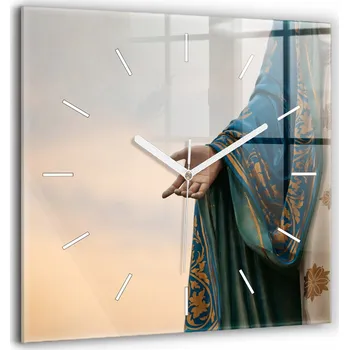 Hodiny Nástěnné hodiny SacroArte béžové 60 cm