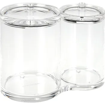 Dóza na potraviny Eleganza Dóza na kosmetické tampony, dvoukomorová