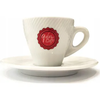 Šálek Quba Caffe espresso bílý podšálek 70 ml