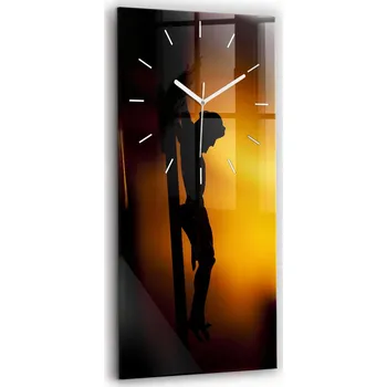 Hodiny Nástěnné hodiny SacroArte žluté 30 cm