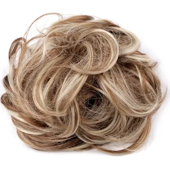 Gumička s vlasy, barva 4 hnědá blond melír