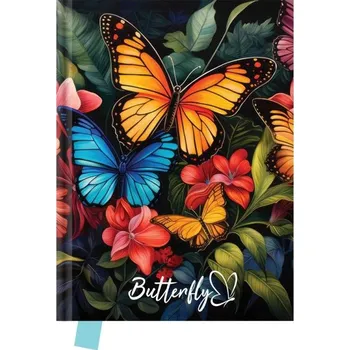 Sešit Junior Deník, památník motýl Butterfly