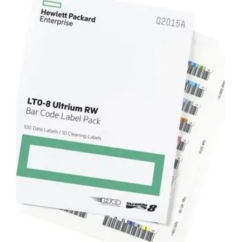 HPE LTO-8 Ultrium RW Bar Code Label Pack Q2015A