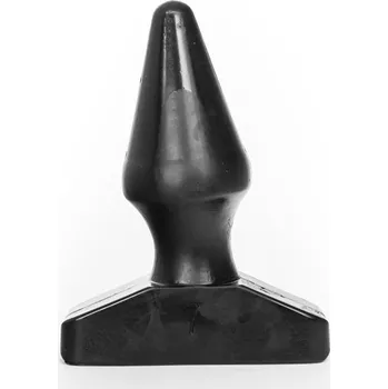 Anální kolík All Black AB78, černý anální kolík 16 x 6,1 cm