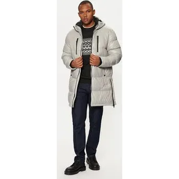 Brave Soul Zimní bunda MJK-HELMSHORE Šedá Regular Fit S