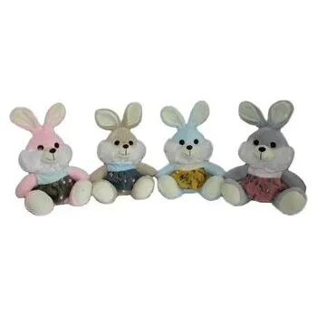 plyšák Królik zajączek w ubranku 18cm MIX