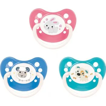 dudlíky Canpol babies Dudlík 6-18m silikonový anatomický BUNNY & COMPANY