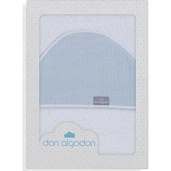 Deka s kapucí Interbaby 100 x 100 cm bílá