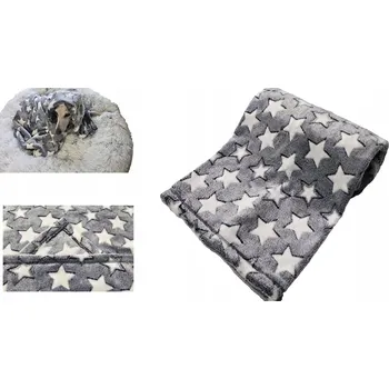 Pelíšek pro psa Deka pro psa kočku 100x75 Fleecová měkká a teplá dečka