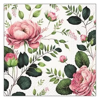 Papírové ubrousky celoroční, třívrstvé 33 x 33 cm, 20 ks