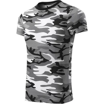 Pánské tričko Camouflage tričko unisex camouflage gray XS